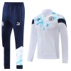 Sudadera De Entrenamiento Trajes Manchester City 2022-23 Azul Blanco - Hombre